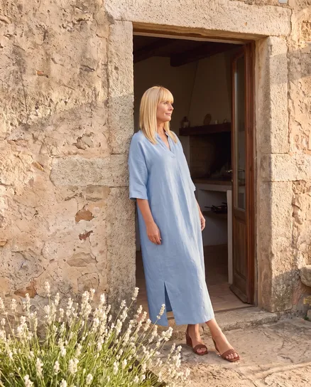 Tunika Kleid in blau von Style Touch