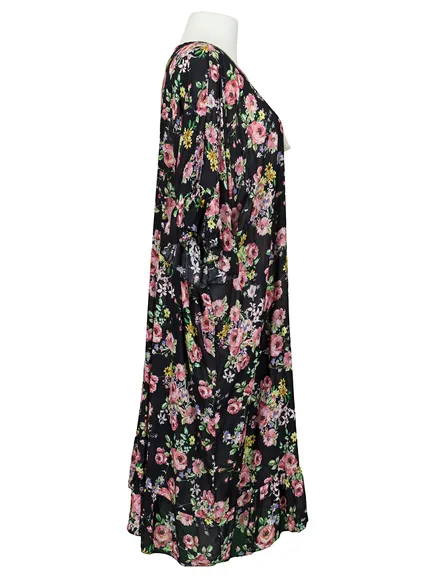 Tunika Kleid in schwarz von Montan