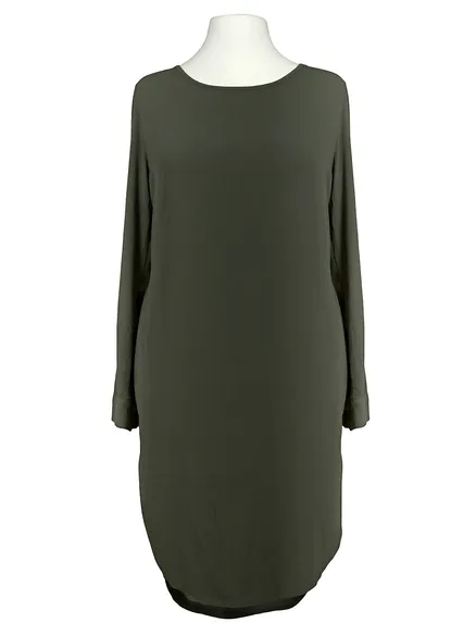 Kleid Blusenstil in oliv von fashion made in italy