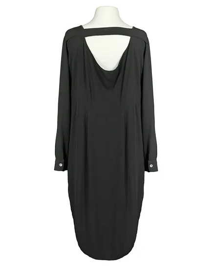 Kleid Blusenstil in schwarz von fashion made in italy