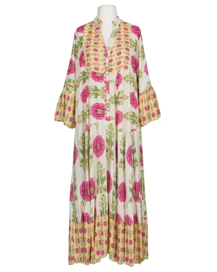 Tunika Kleid Floral in bunt von H. Trend