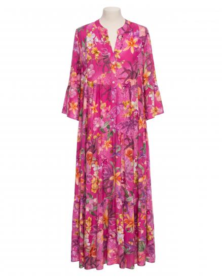 Tunika Kleid Floral in pink von Selected Touch