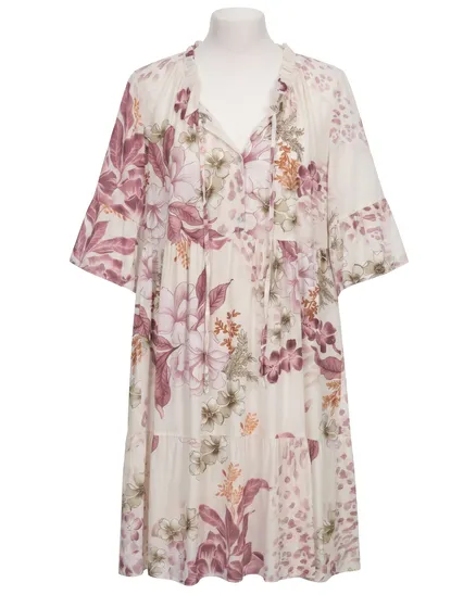 Tunika Kleid Floral in rosa von Selected Touch