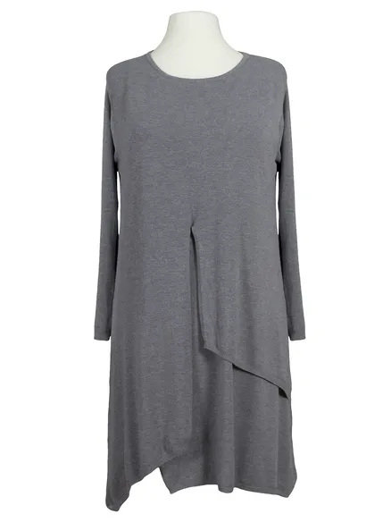 Tunika Kleid Lagenlook in grau von Donnapiu