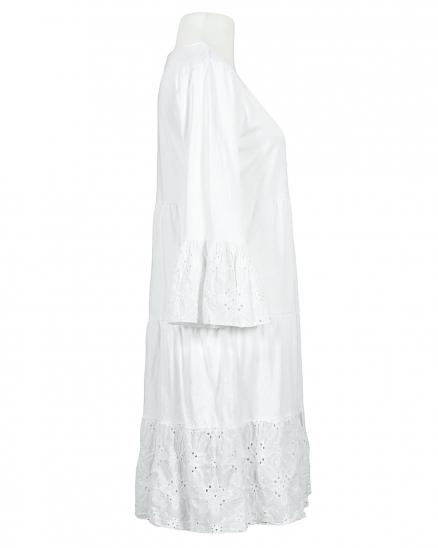 Tunika Kleid Lochstickerei in weiss von Sarah
