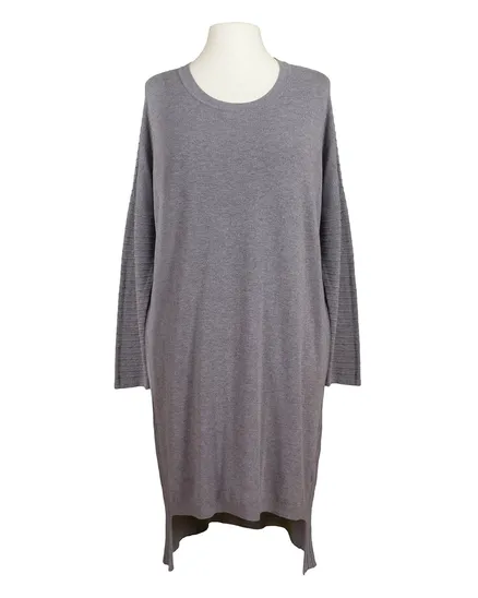 Tunika mit Cashmere in grau von Spaziodonna