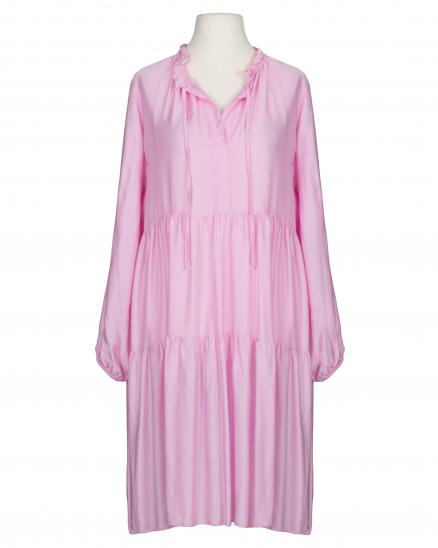 Tunika Kleid mit Seide in rosa von H. Trend