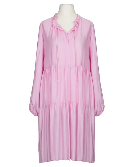 Tunika Kleid mit Seide in rosa von H. Trend