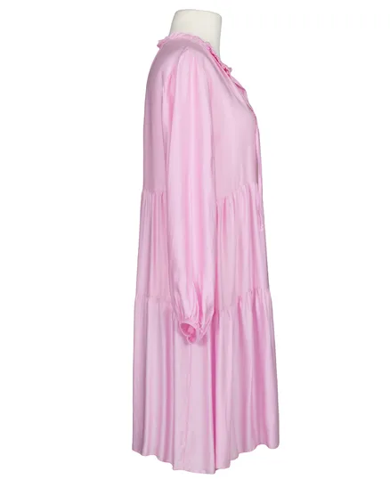 Tunika Kleid mit Seide in rosa von H. Trend