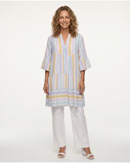 Tunika Kleid Print in bunt von Selected Touch