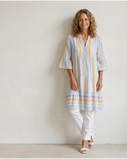 Tunika Kleid Print in bunt von Selected Touch