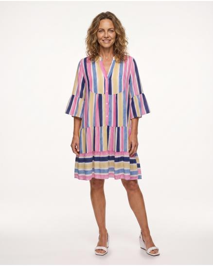 Tunika Kleid Print in bunt von Selected Touch