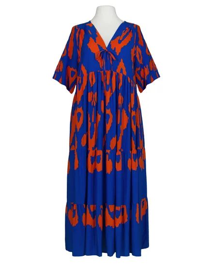 Tunika Kleid Print in k�nigsblau von Vincenzo Allocca