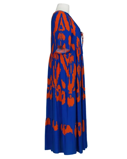 Tunika Kleid Print in k�nigsblau von Vincenzo Allocca