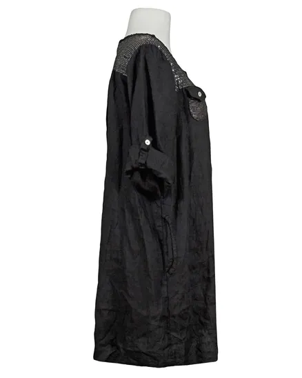 Tunika Leinen in schwarz von Diana