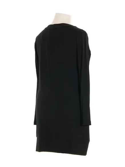 Longshirt mit Print in schwarz von CN-G