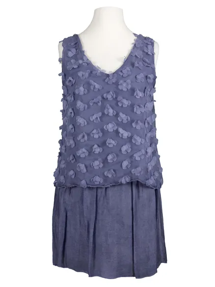 Tunika mit Seide in blau von Diana
