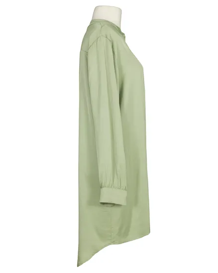 Tunika mit Seide in lindgr�n von New Collection