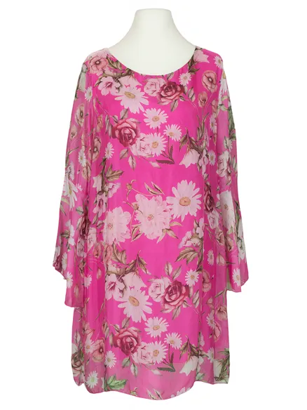 Tunika mit Seide in pink von Made in Italy