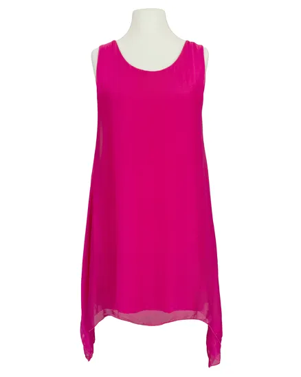 Tunika mit Seide A-Linie in pink von Spaziodonna