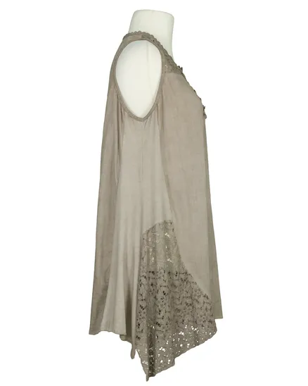 Tunika mit Spitze in braun von Diana