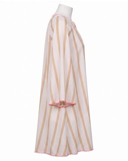 Tunika mit Streifen in beige von Selected Touch