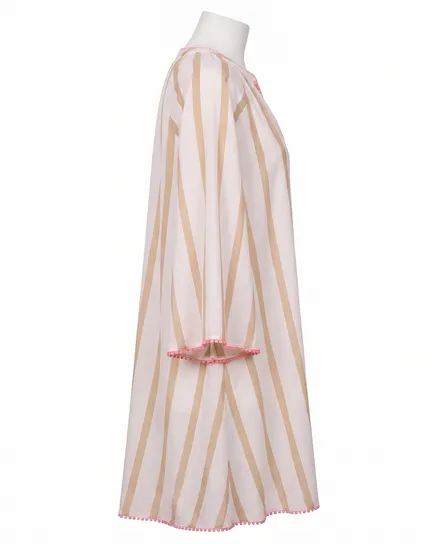 Tunika mit Streifen in beige von Selected Touch
