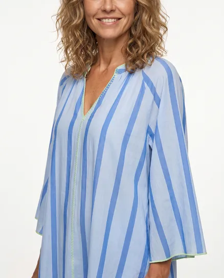 Tunika mit Streifen in blau von Selected Touch