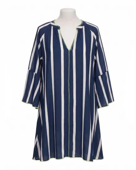 Tunika mit Streifen in dunkelblau von Selected Touch