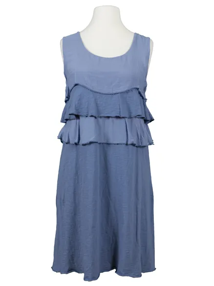 Tunika mit Volant in blau von Diana
