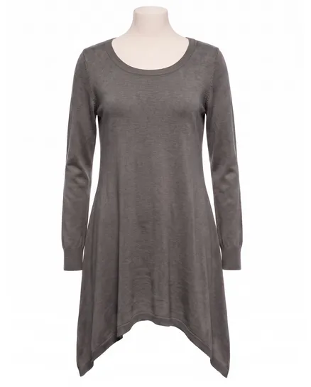 Tunika Pullover in grau von Spaziodonna