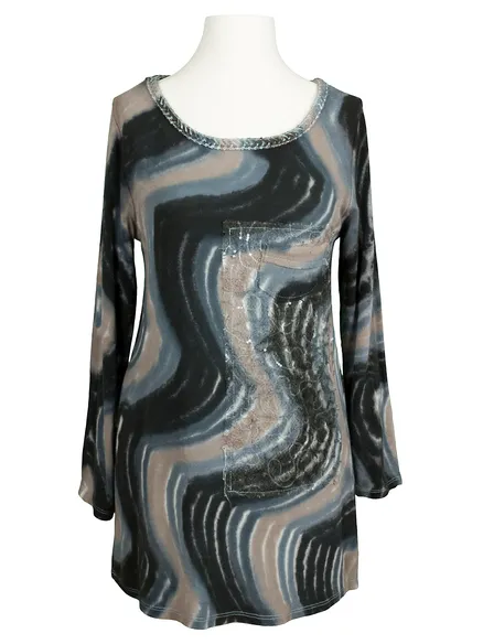 Batik Shirt in bunt von Spaziodonna