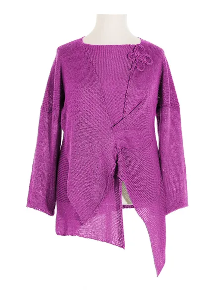 Tunika Pullover in orchidee von Amandine