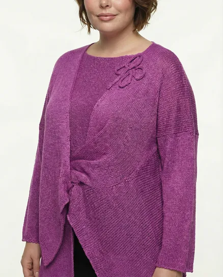 Tunika Pullover in orchidee von Amandine