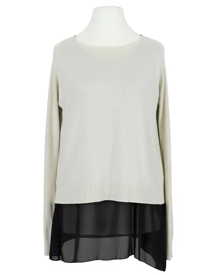 Tunika Pullover 2-tlg. in beige von Spaziodonna