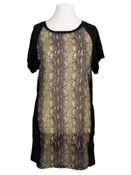 Long Shirt mit Print in schwarz von Fel 2
