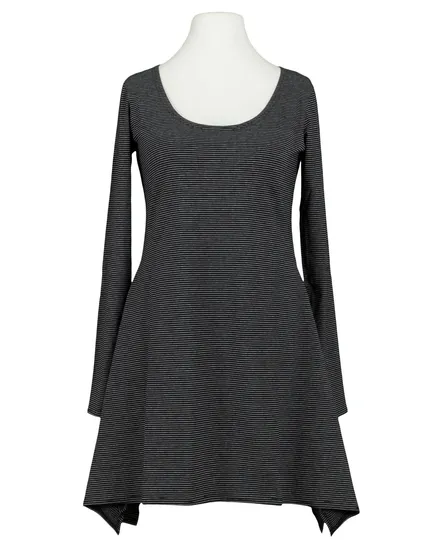Tunika Shirt Streifen in schwarz von FASHION