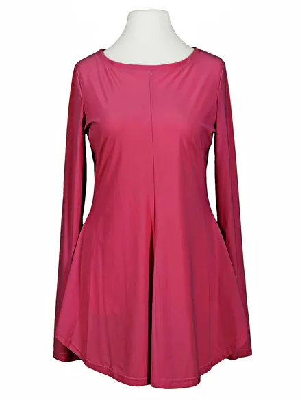Jersey Shirt A-Linie in fuchsia von Esvivid