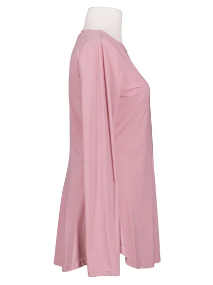 Jersey Shirt A-Linie in rosa von Esvivid