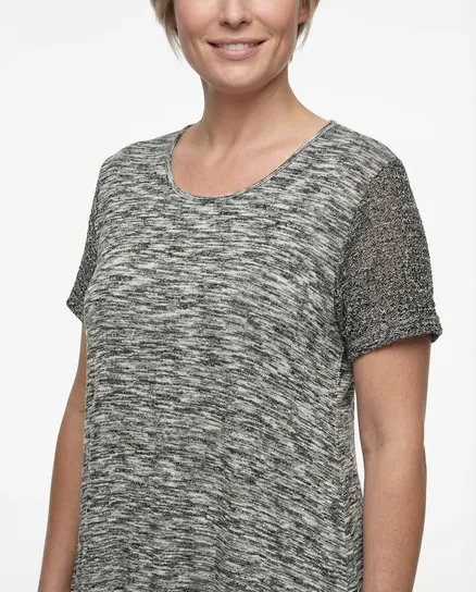 Tunikashirt A-Linie in grau von CN-G
