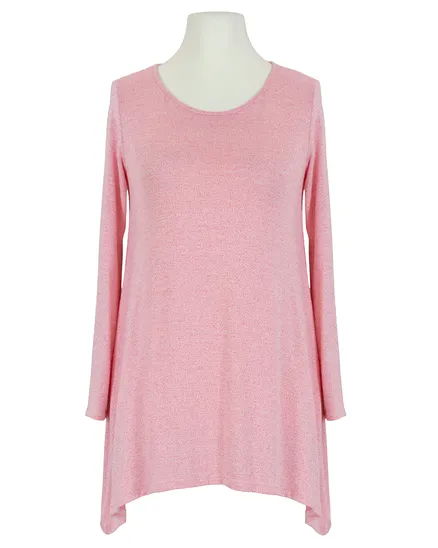 Tunikashirt mit Schal in rot von Made in Italy