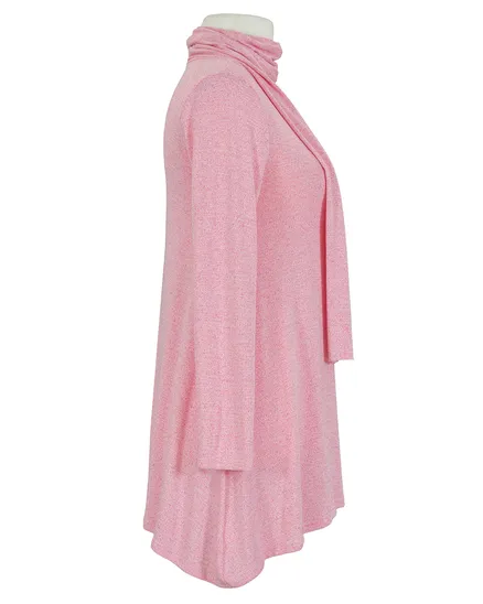 Tunikashirt mit Schal in rot von Made in Italy