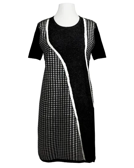 Strickkleid mit Jacke in schwarz von Beauty Women