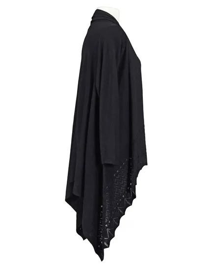 �berwurf Strickh�lle in schwarz von Beauty Women