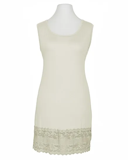 Unterkleid mit Spitze in beige von Hello Moda