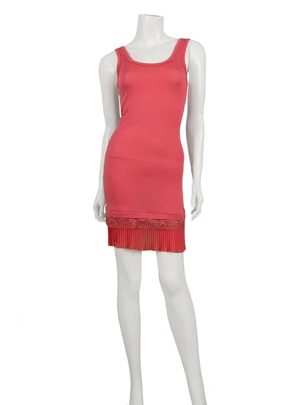 Unterkleid mit Spitze in koralle von Diana