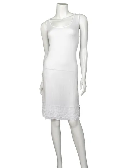 Unterkleid mit Spitze in wei� von Pronto Moda