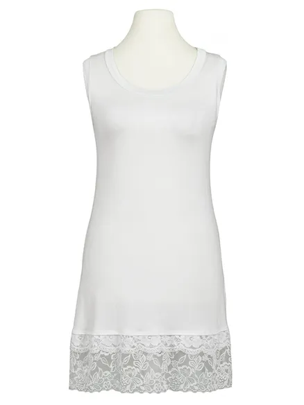 Unterkleid mit Spitze in wei� von Silver