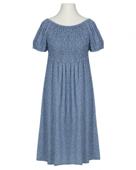 Viskose Kleid in hellblau von Made in Italy