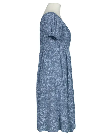Viskose Kleid in hellblau von Made in Italy